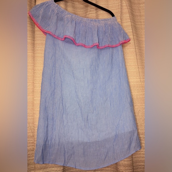 Lilly Pulitzer Off-The-Shoulder Dress – Size XS 💙 - Picture 4 of 6